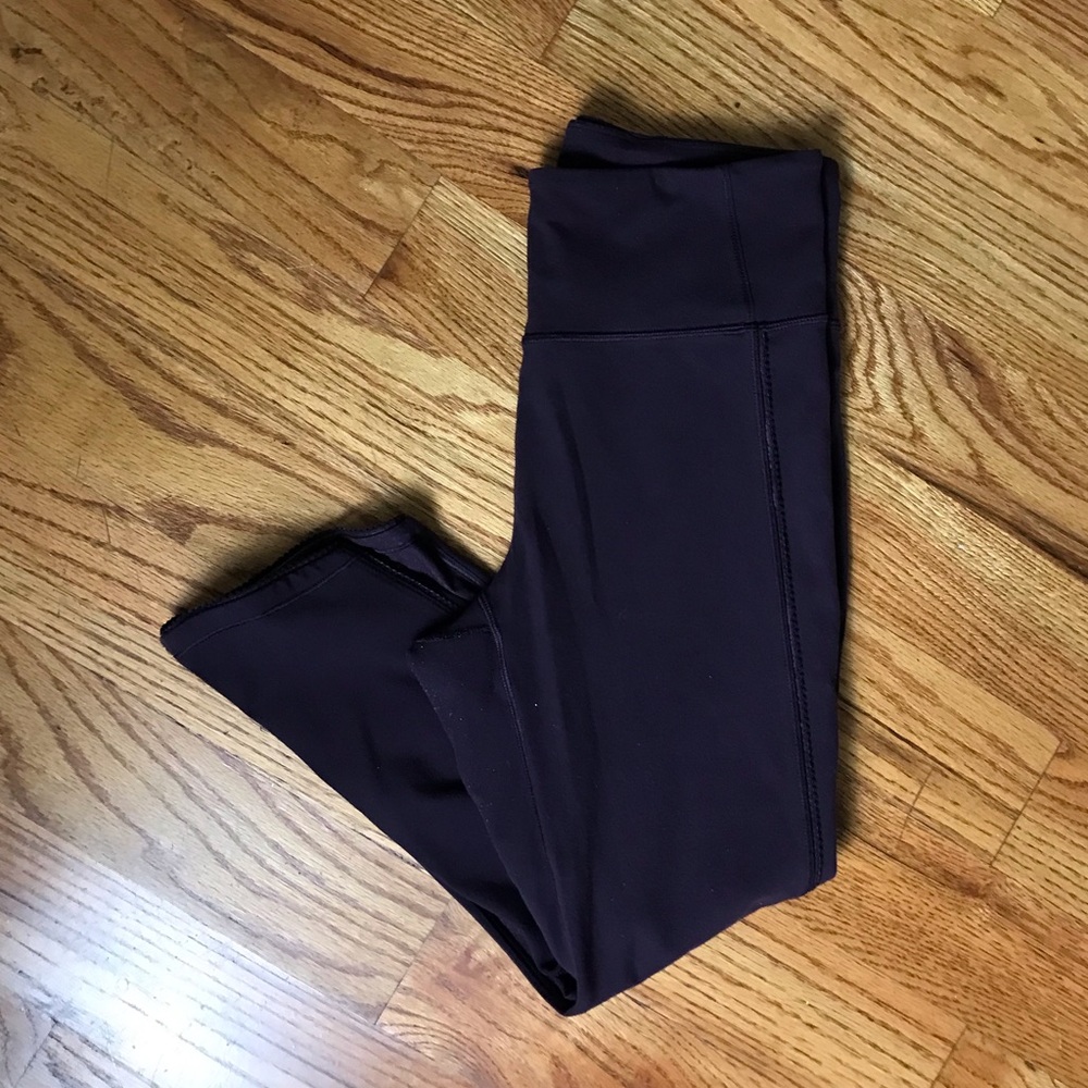 Lululemon Deep Purple Crop Legging